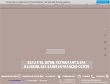 Tablet Screenshot of beau-site-luxeuil.com